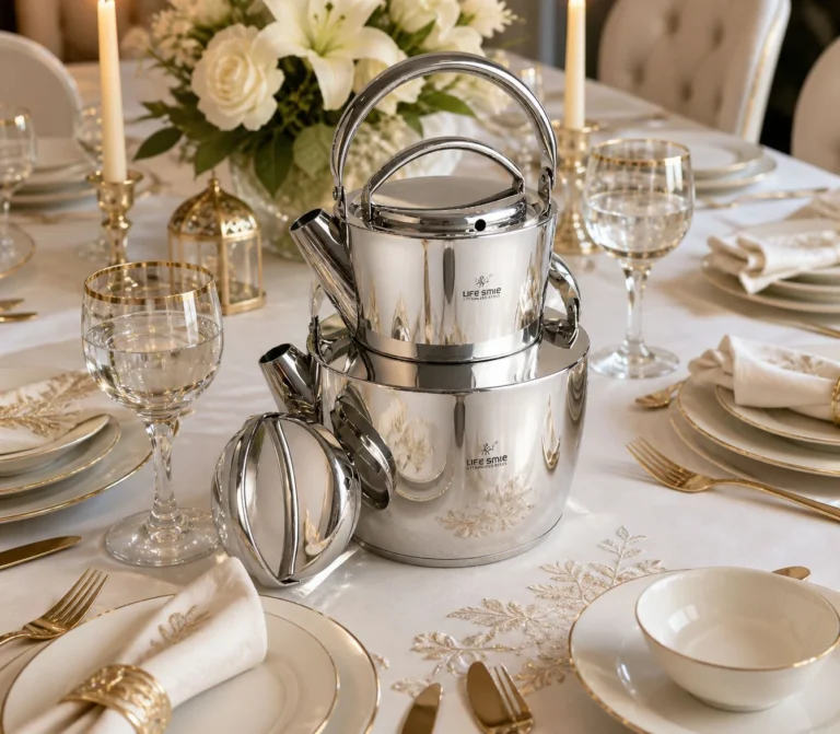 Life Smile Luxury 18/10 çaydan dəsti – 2,5 l və 1 l